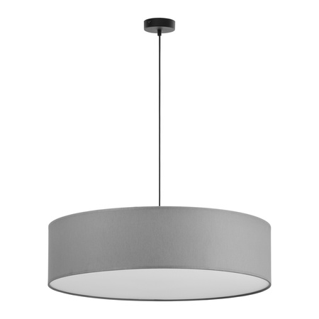 RONDO GRAFIT 4858 wisząca lampa z abażurem 60cm