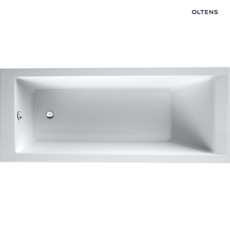 Oltens Langfoss wanna prostokątna 150x70 cm akrylowa biały połysk 10002000